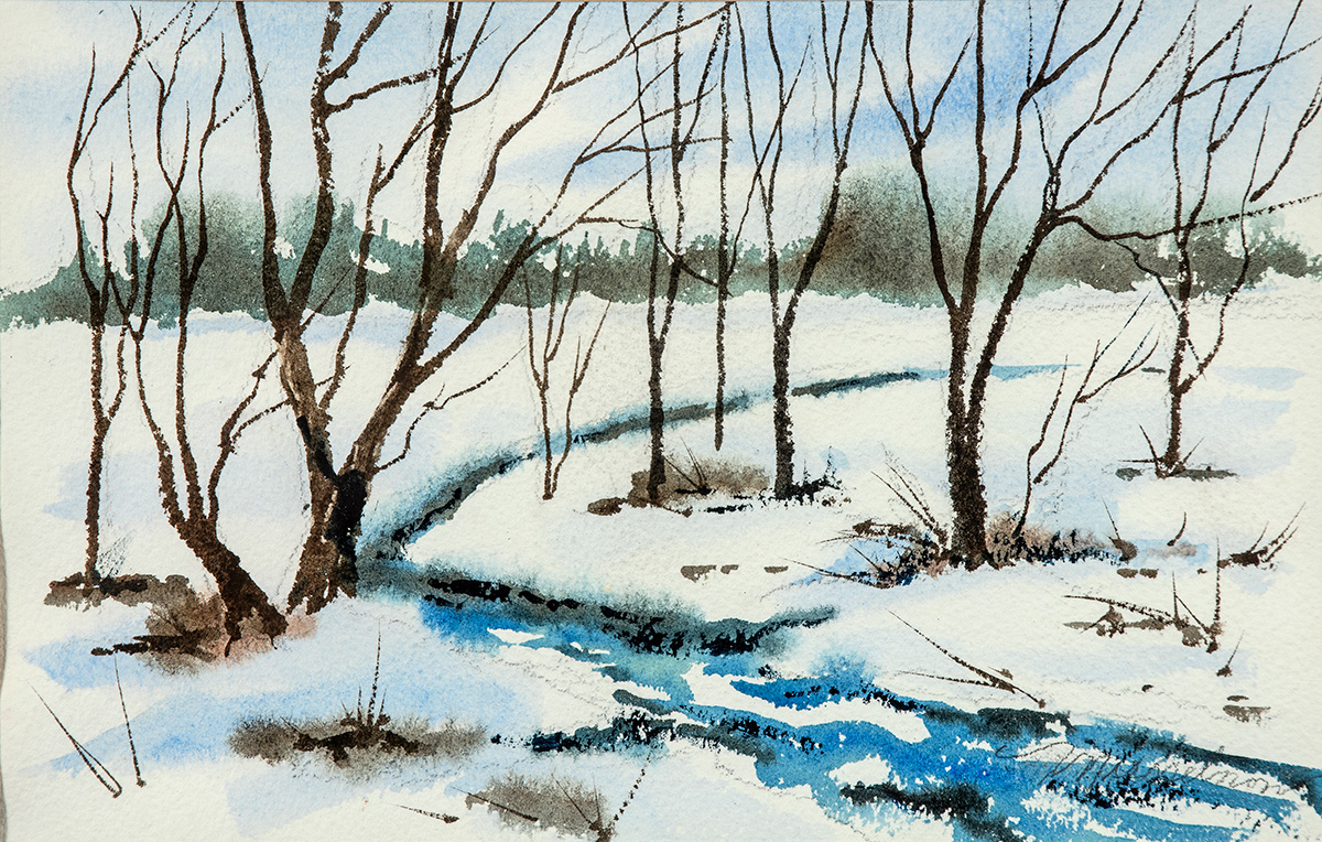 Winter Brook Image